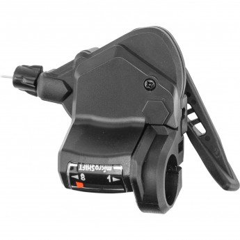 Шифтер/манетка правый Microshift TS38-8R, с тросом 2050 мм Шифтер/манетка правый Microshift TS38-8R, с тросом 2050 мм