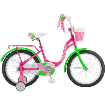 Велосипед STELS 18" Jolly V010 (LU092130) пурпурный-зеленый