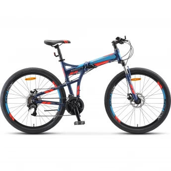 Велосипед STELS 26" Pilot 950 MD V011 темно-синий (LU094028), рама 19"