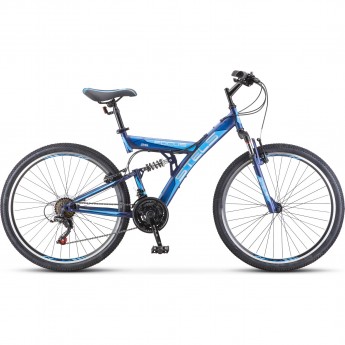 Велосипед STELS Focus 26" V 18 sp V030 темно-синий/синий (LU086305), рама 18", 2023 Велосипед STELS Focus 26" V 18 sp V030 темно-синий/синий (LU086305), рама 18", 2023
