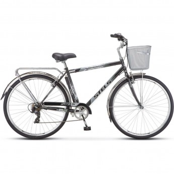 Велосипед STELS Navigator 28" 350 V Z010 (с корзиной) (LU101711) черный Велосипед STELS Navigator 28" 350 V Z010 (с корзиной) (LU101711) черный