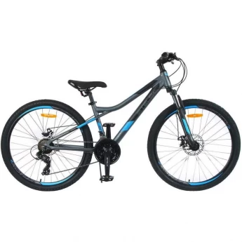 Велосипед STELS Navigator 610 MD V050 антрацитовый/синий 26Ø (LU098465), рама 16"